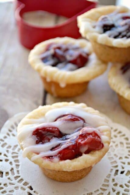 Cherry Pie Cookie cup