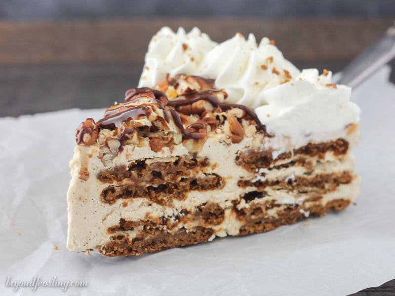 Gingersnap Turtle Icebox Cake