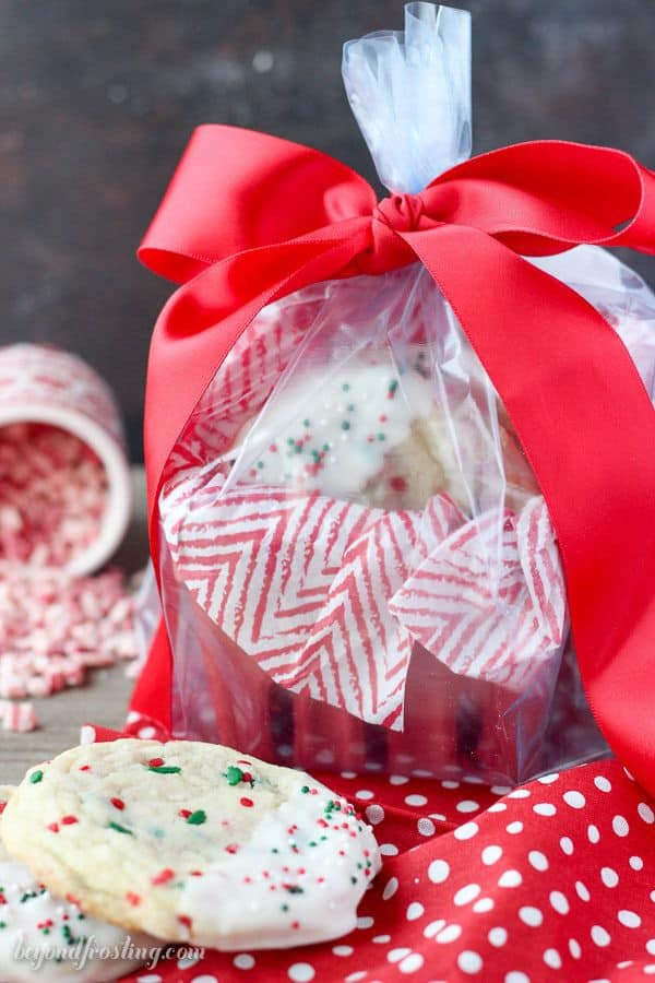 Peppermint Crunch Sugar Cookies - Beyond Frosting