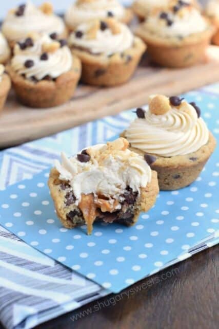 snickers cookie cups