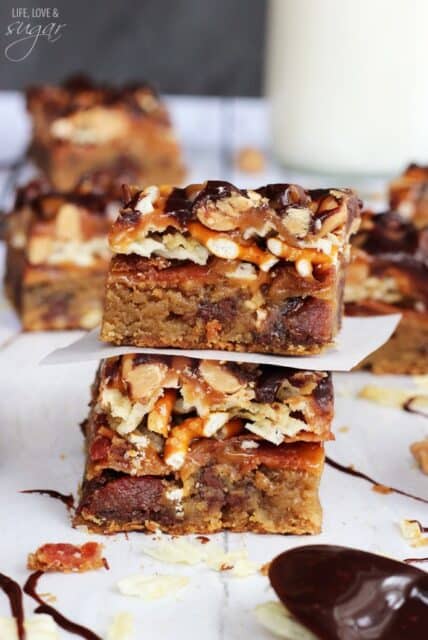 Bacon Beer Potato Chip Bars