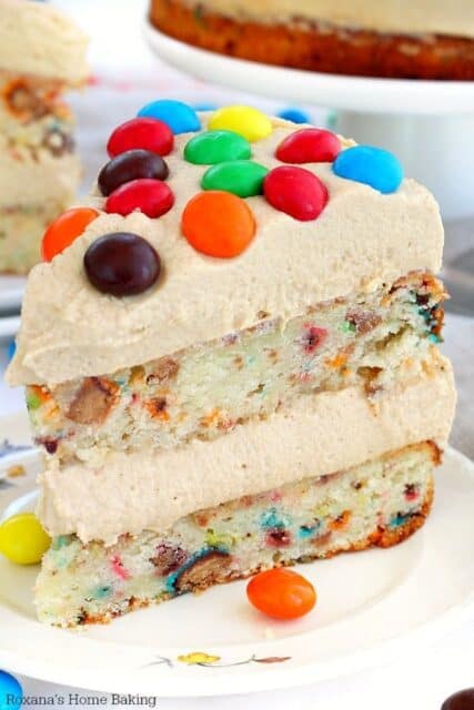 Peanut Butter M&M Cake