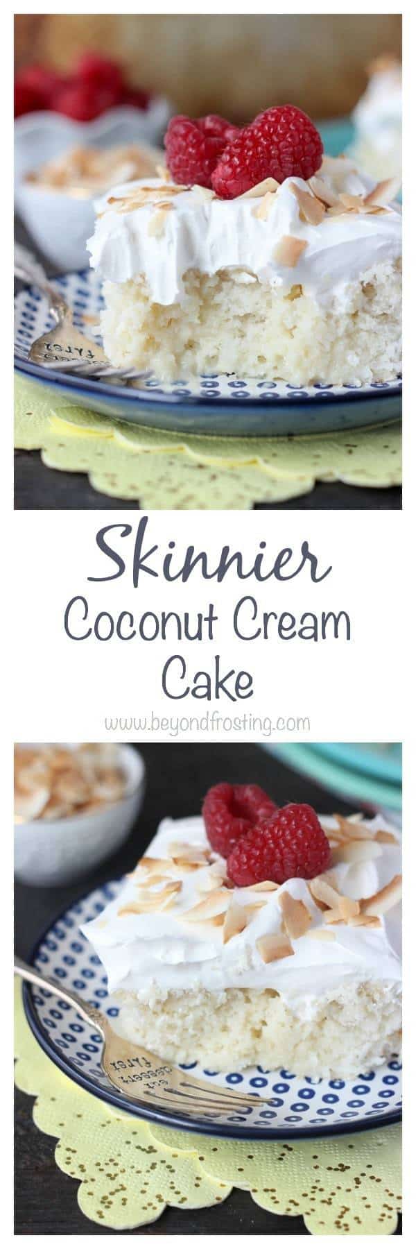 Skinnier Coconut Cream Cake Beyond Frosting