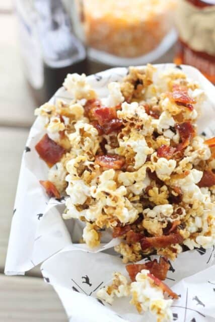 Maple Bacon Bourbon Popcorn