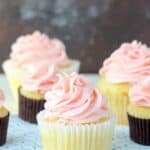 Tip and Tricks for making perfect cupcakes. This is your go-to guide for how to bake cupcakes including pan sizes and how full to fill each liner.