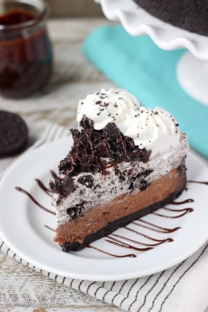 No-Bake Oreo Chocolate Mousse Pie - Beyond Frosting