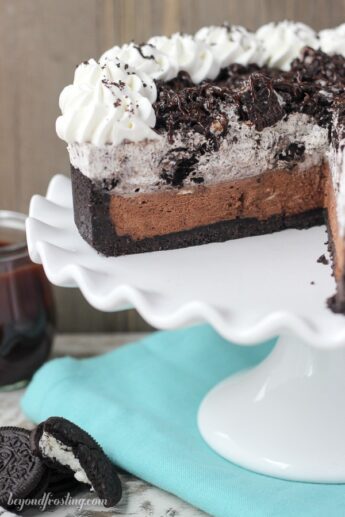 No-Bake Oreo Chocolate Mousse Pie - Beyond Frosting