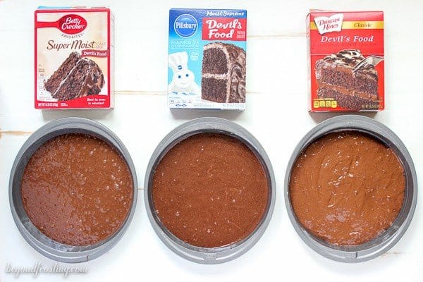 All your boxed cake mix questions answered. This is the best guide for what types of cake mix to choose. What cake mix is the most chocolaty? What cake mix has the best rise? I’m answering all your questions.