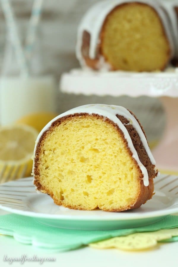 This easy lemon bundt cake is perfect for spring. It’s bursting with fresh lemon flavor! It starts with a cake mix and it stays fresh for days!