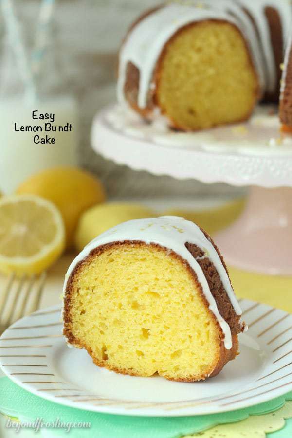 Easy Lemon Bundt Cake - Beyond Frosting