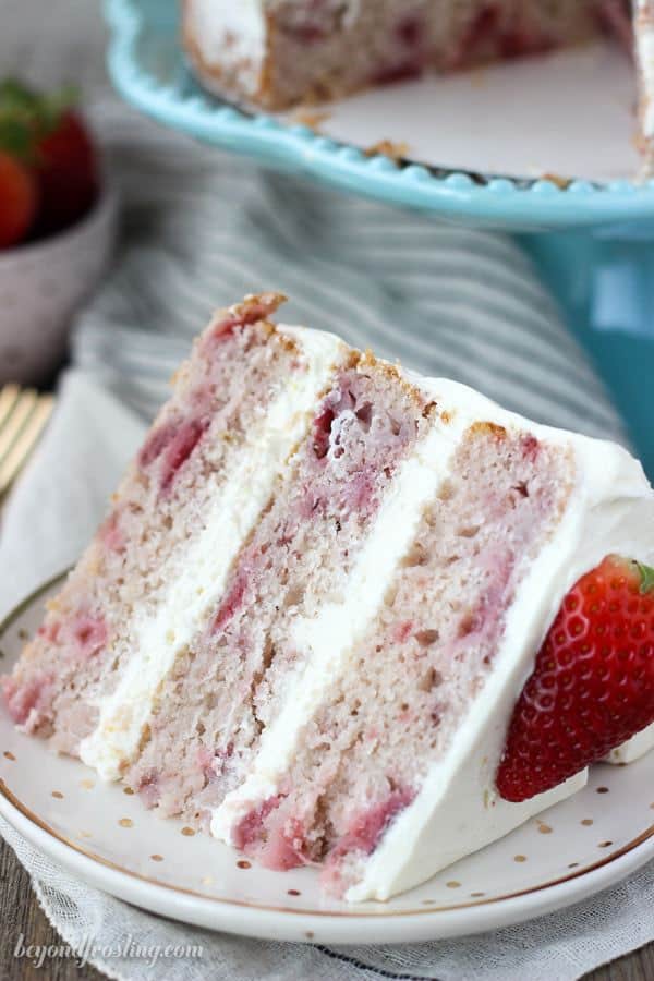 Strawberry Margarita Cake - Beyond Frosting