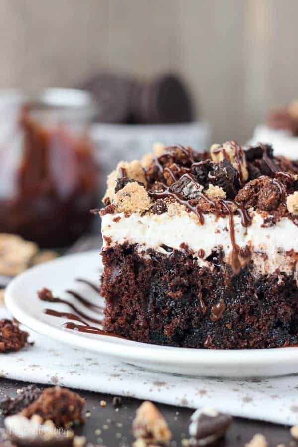 Ultimate Oreo Poke Cake - Beyond Frosting