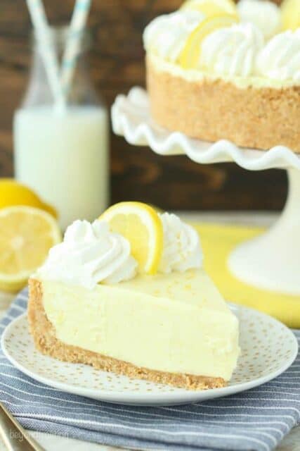 No-Bake Lemon Cheesecake - Beyond Frosting