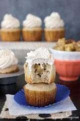 Apple Pie Cupcakes with Maple Buttercrea