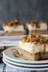 Maple Apple Pie Cheesecake Bars
