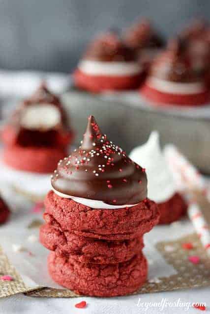 Red Velvet Hi Hat Cookies
