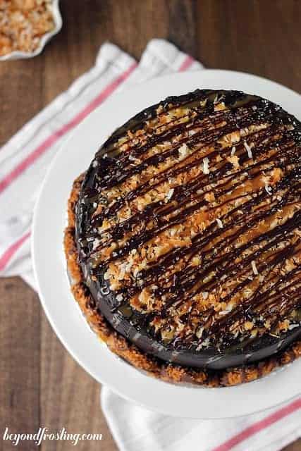 Sinful Samoa Cake