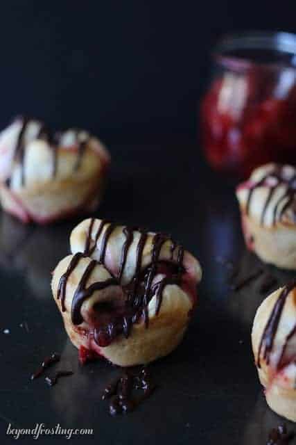 Chocolate Cherry Monkey Bread Muffins