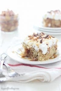 Caramel Apple Poke Cake