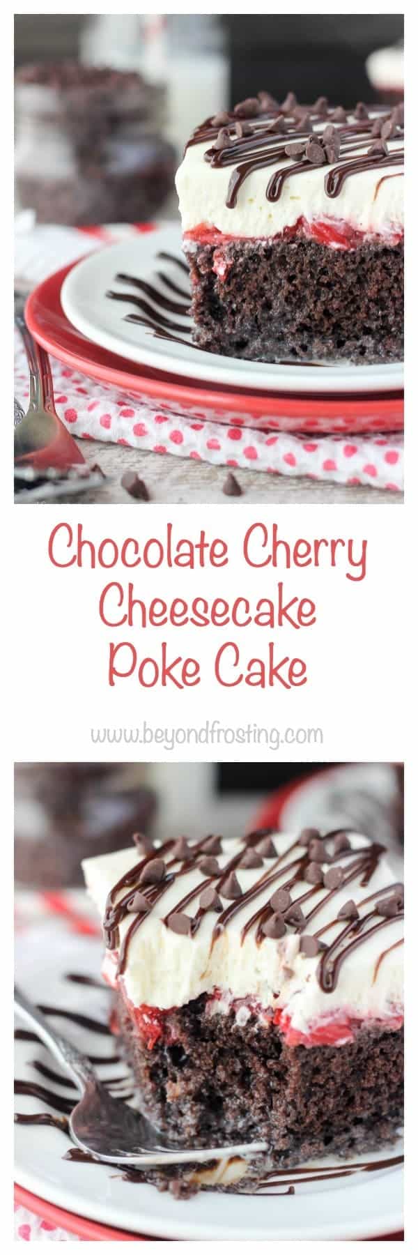 Chocolate Cherry Cheesecake Poke Cake Beyond Frosting Chocolate Cherry Cheesecake Poke Cake Beyond Frosting