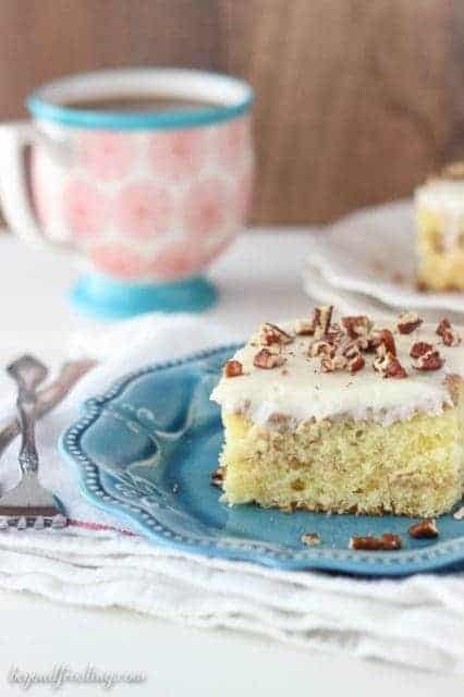 Cinnamon Coffee Cake Poke Cake