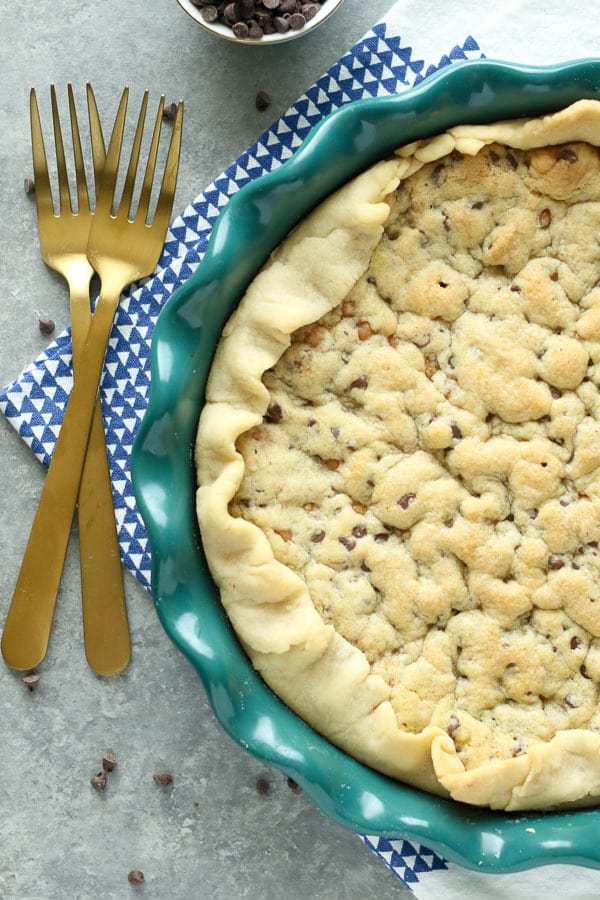 This Million Dollar Cookie Pie is layer of Nutella, Dulce De Leche and Cookie Dough in a buttery pie crust. Every layers makes this dessert a million bucks!