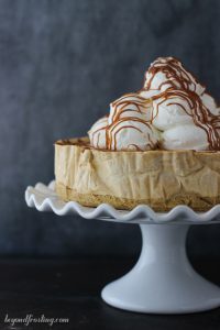 Pumpkin Caramel Ice Cream Pie