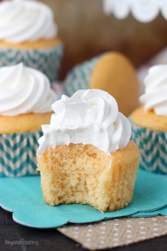 Skinny Orange Creamsicle Cupcakes - Beyond Frosting