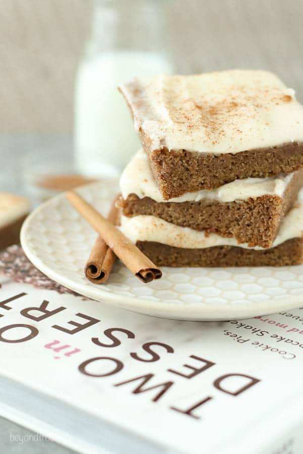 Once you sink your teeth into these Cinnamon Roll Blondies, there's no turning back. These soft and chewy cinnamon blondies are topped with a silky cream cheese frosting.