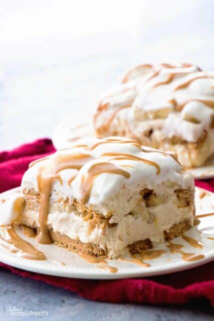 banana peanut butter icebox cake