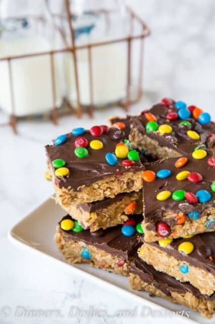 moster cookie no bake bars