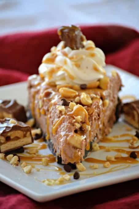 365 snickers nutella pie