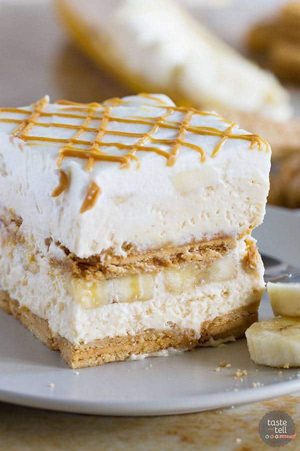 PB banana Icebox Cake