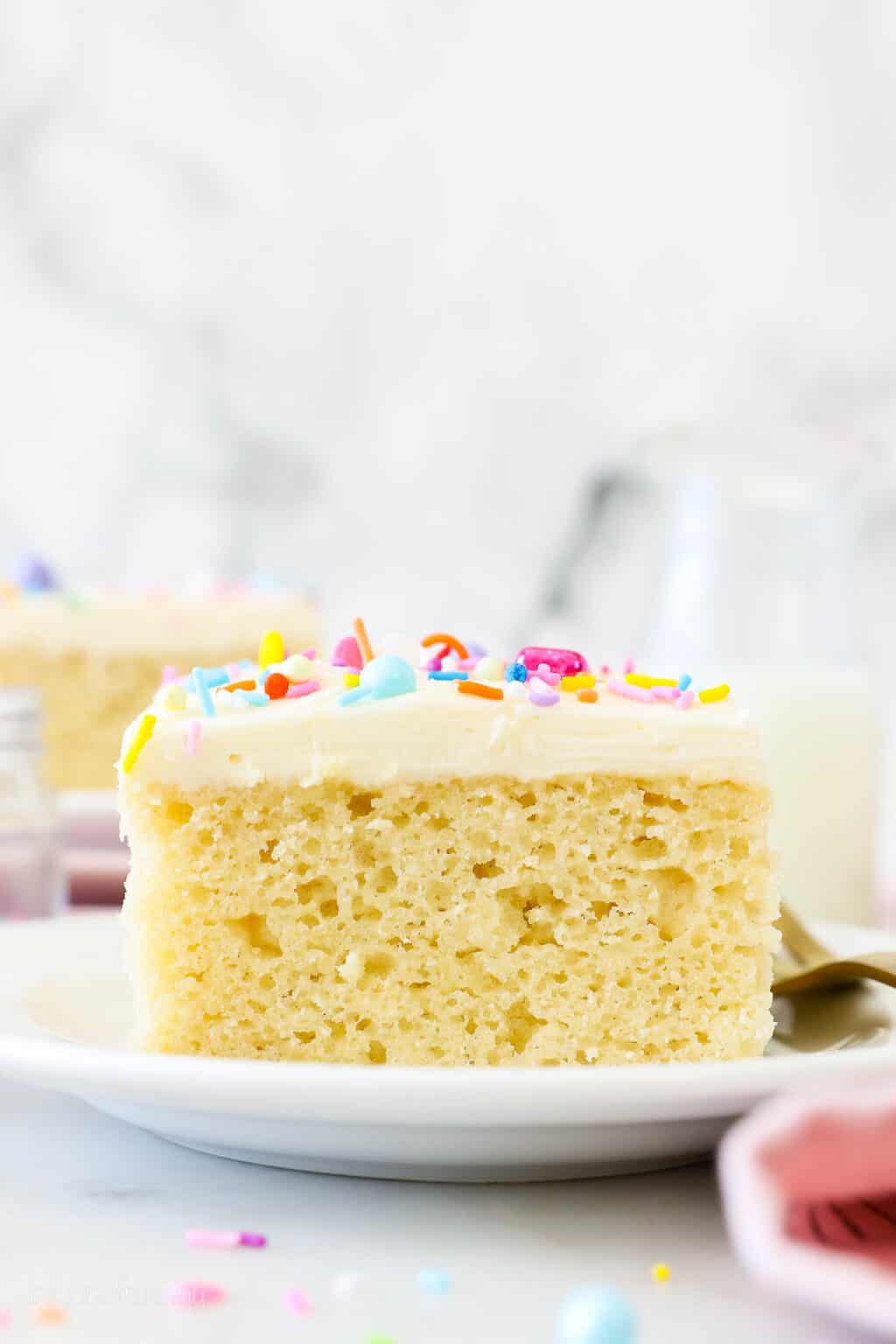 Moist Vanilla Cake | Beyond Frosting