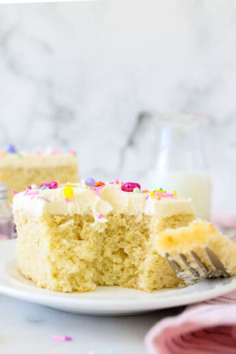 Moist Vanilla Cake | Beyond Frosting