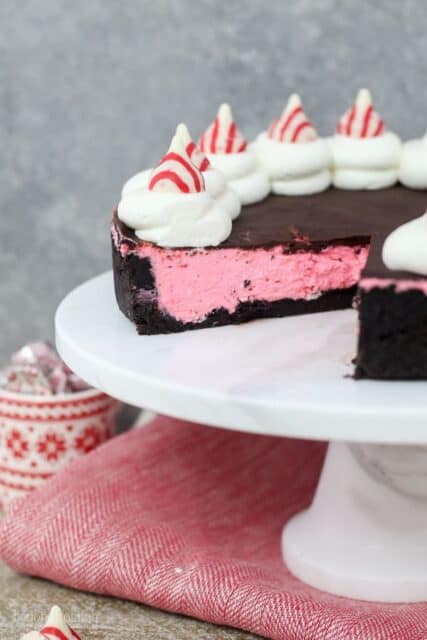 No-Bake Peppermint Cheesecake - Beyond Frosting
