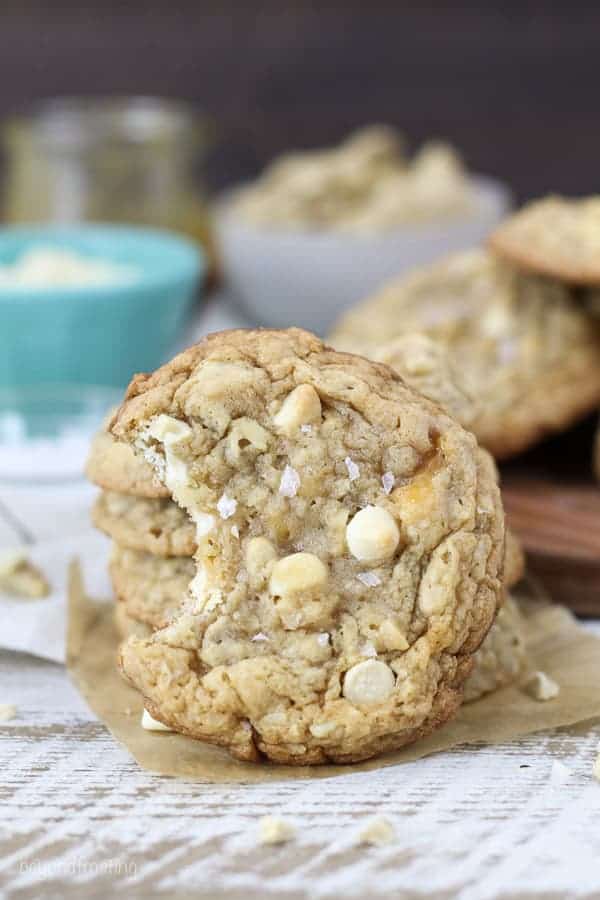 vegan caramel cashew cookies