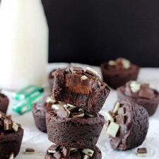 Dark Chocolate Andes Cookie Cups-image