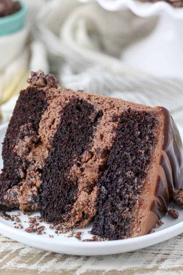 French Silk Chocolate Cake