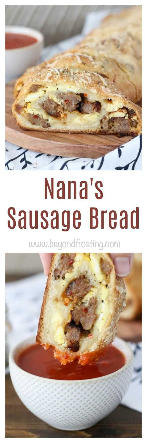 Nana’s Sausage Bread Beyond Frosting