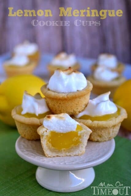 Lemon Curd Mousse Cookie Cups