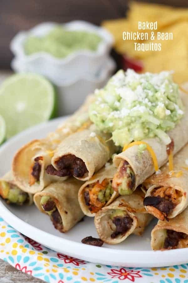 Baked Chipotle Chicken Taquitos - Beyond Frosting