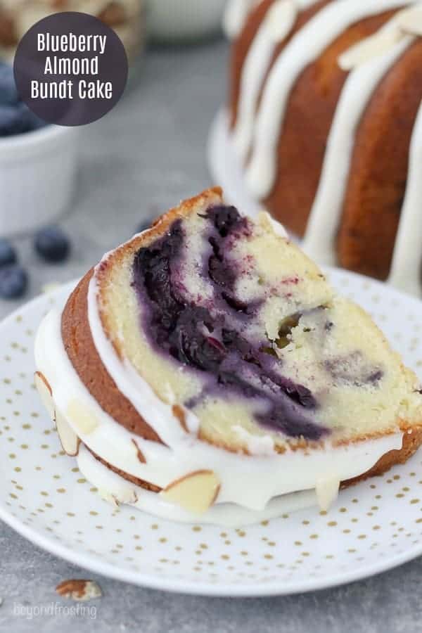 Blueberry Almond Bundt Cake