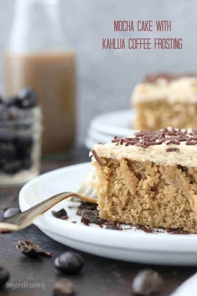 Mockakaka med Kahlua kaffe glasyr