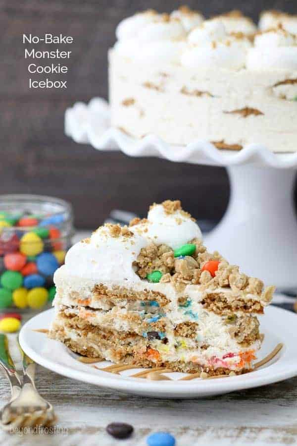 Monster Cookie Icebox Cake