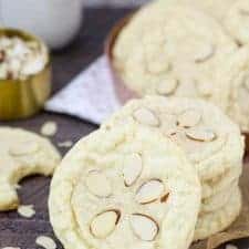 Soft and Chewy Almond Cookies-image