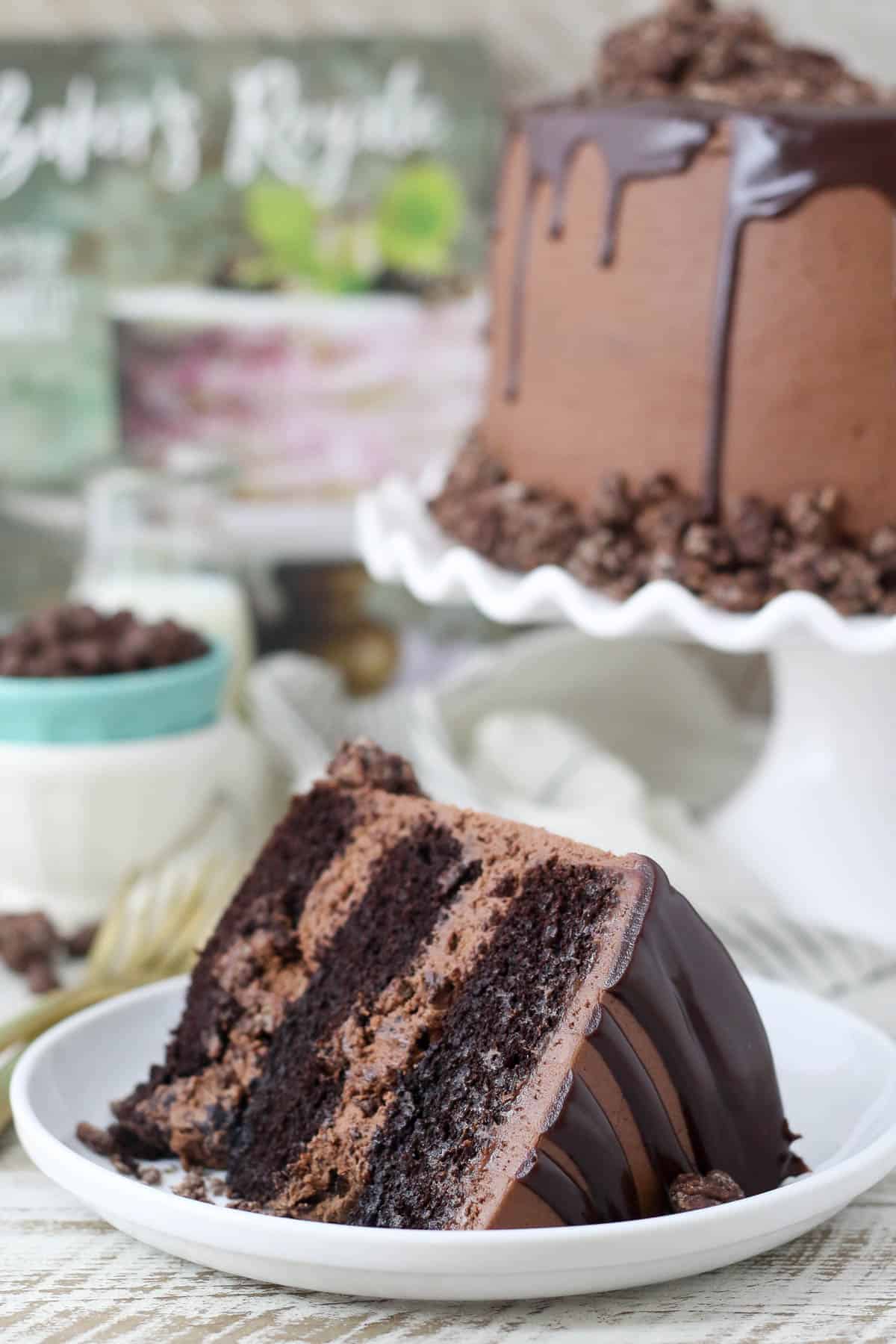 French Silk Chocolate Cake | Beyond Frosting