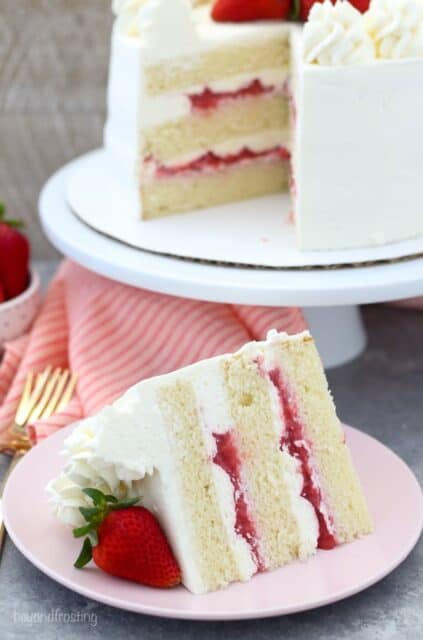 Strawberry Mascarpone Cake