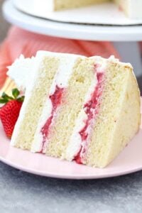 Strawberry Mascarpone Cake