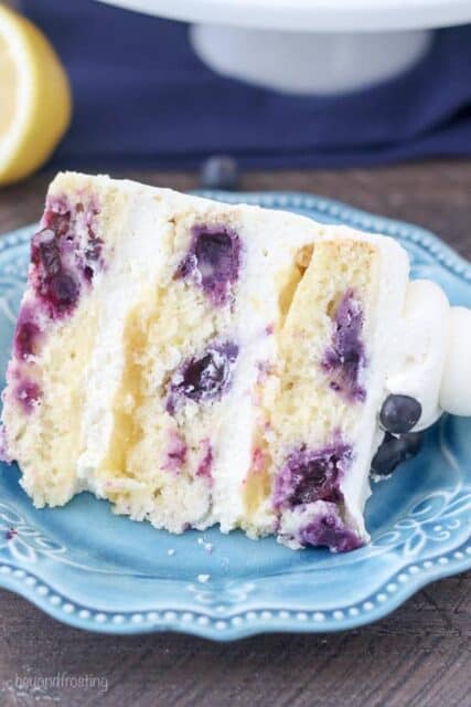 Blueberry Lemon Mascarpone Cake - Beyond Frosting